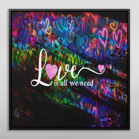 Love is all we need with hearts