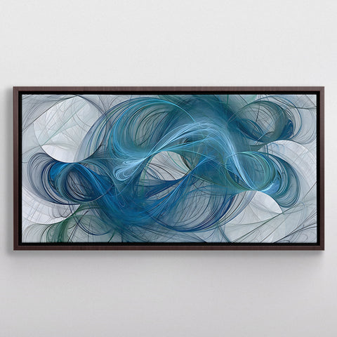 Abstract Blue Hair