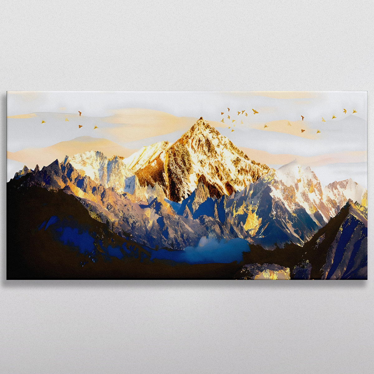 Golden Blue Landscape