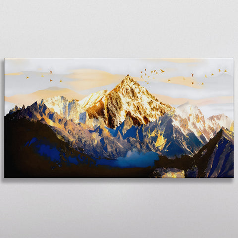 Golden Blue Landscape