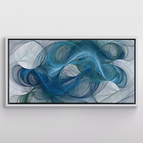 Abstract Blue Hair